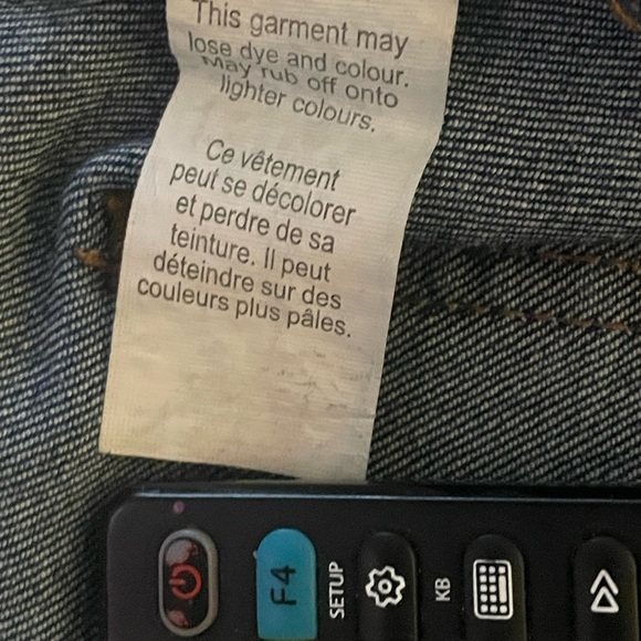 Waxed  Blue Denim Jeans in in excellent condition size 10 - Picture 9 of 9